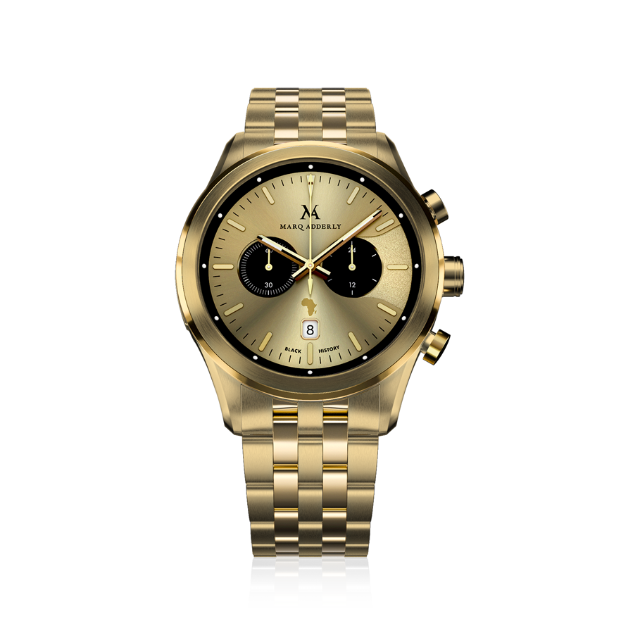 Chronograph Gold Black - Mesh Gold